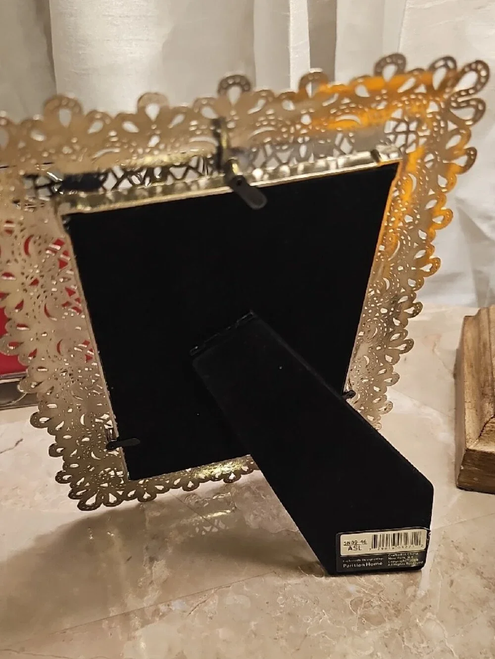 Decorative Silver Filigree Photo Frames Set 2 - Silver New Without Tags
